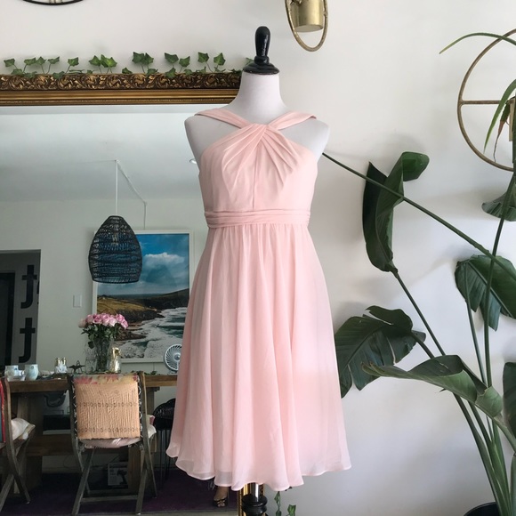 Sheer Pink Mini Dress - Picture 3 of 7